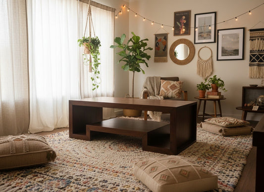 Mesas de centro colonial asiática teca AM58/85