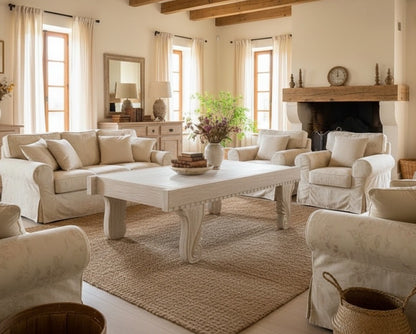 Mesas de centro colonial asiática a medida teca 39/85