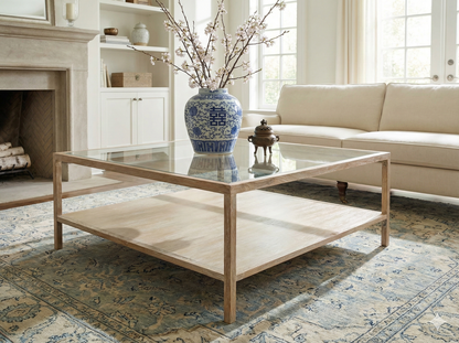 Mesas de centro colonial asiática a medida teca09/85