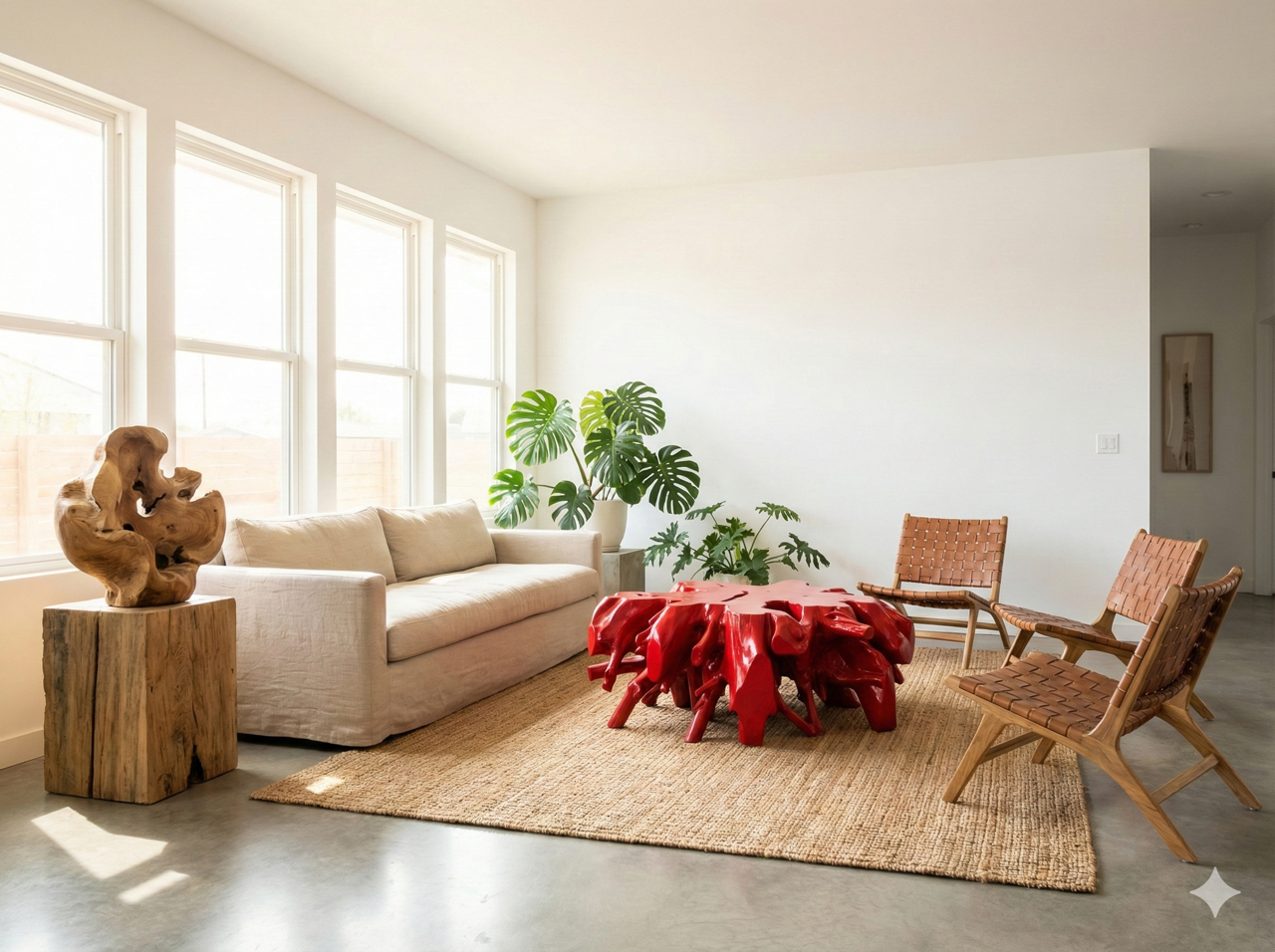 Mesas de centro raíces piezas únicas 47/85