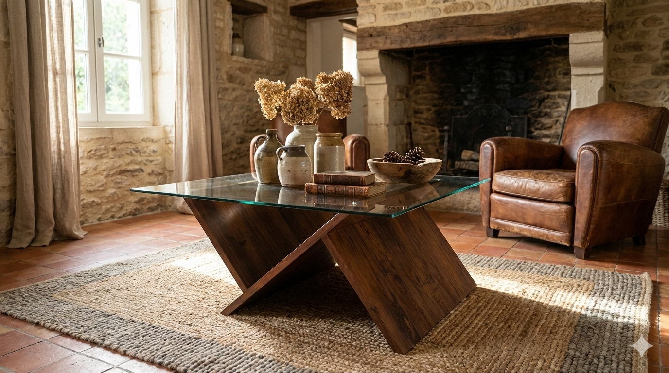 Mesas de centro colonial a medida 80/85