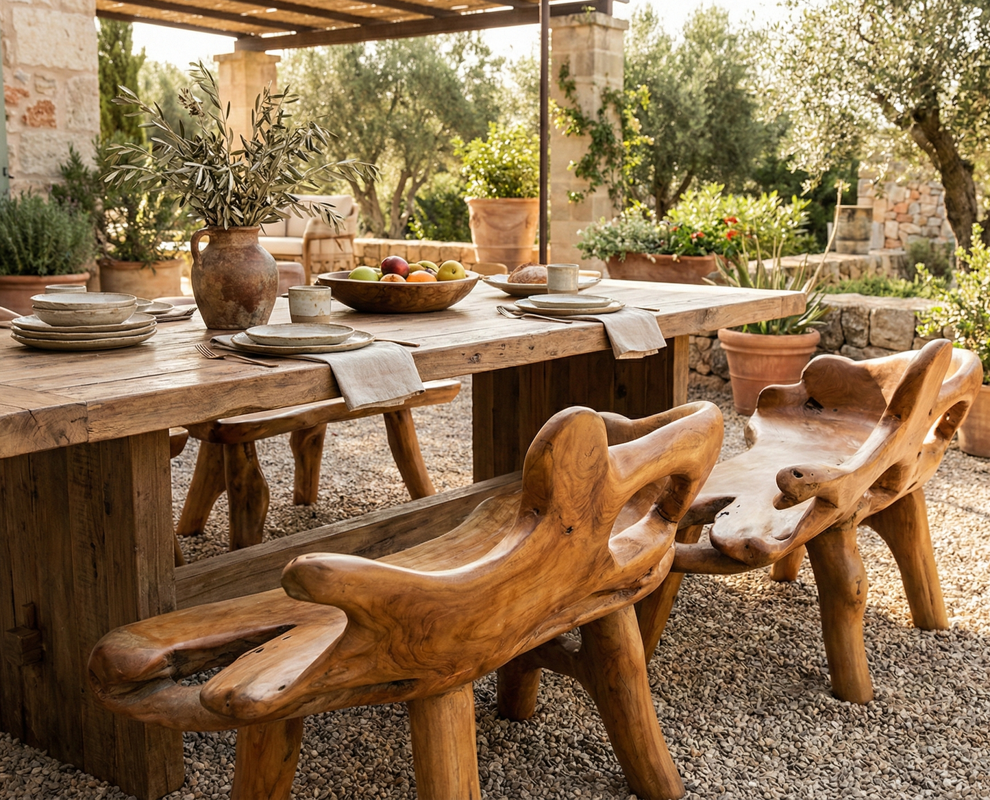 Muebles de Jardín Teca a medida