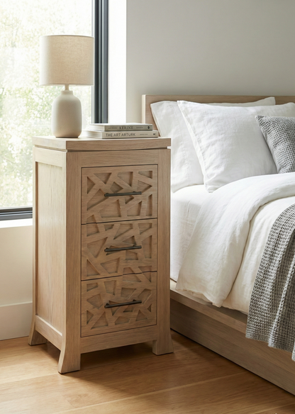 Mesilla colonial asiática a medida teca celosía indonesia AM 11/14