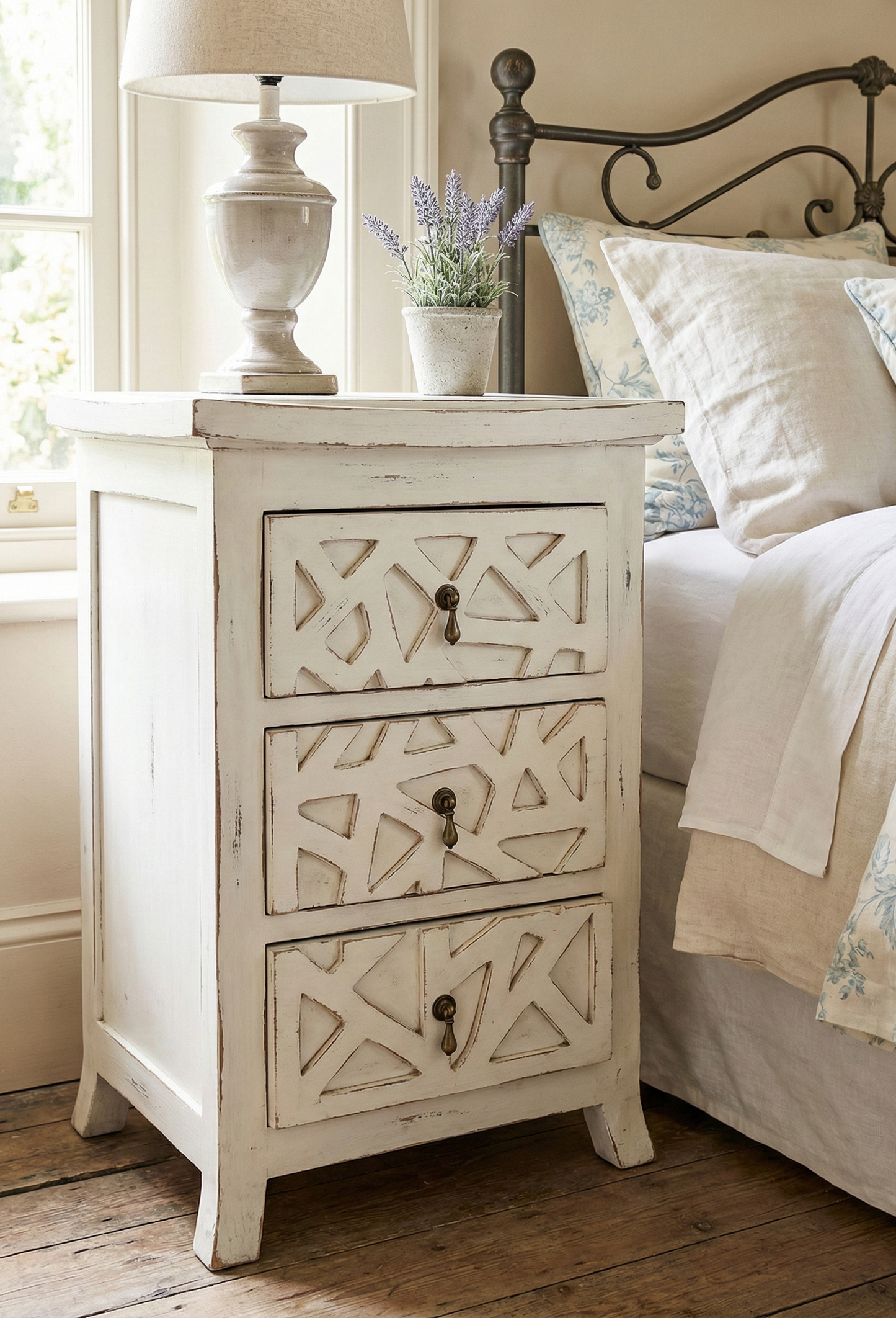 Mesilla colonial asiática a medida teca celosía indonesia AM 11/14