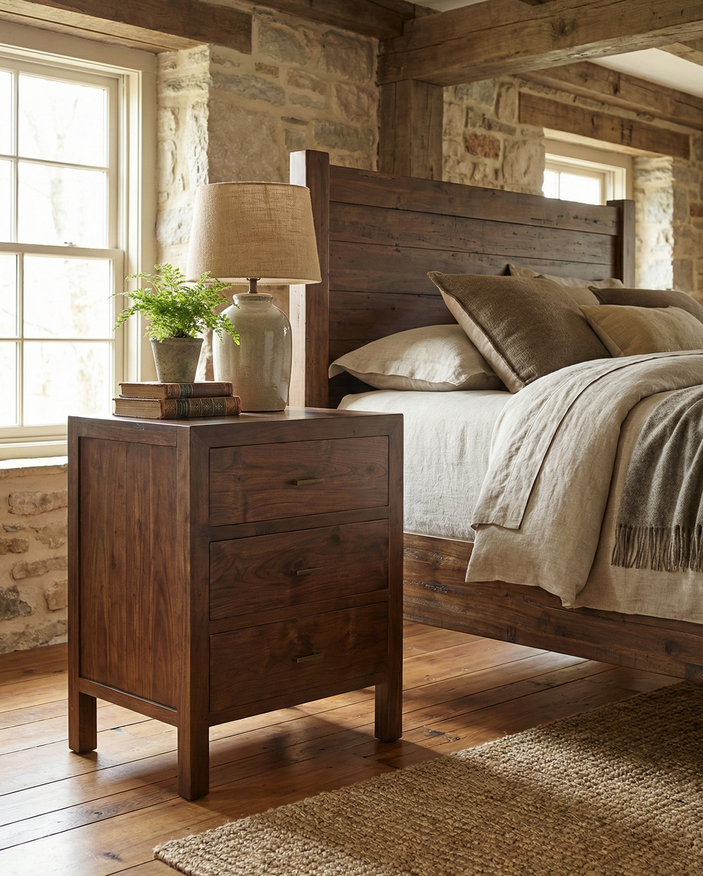 Mesilla colonial a medida teca  AM21/63