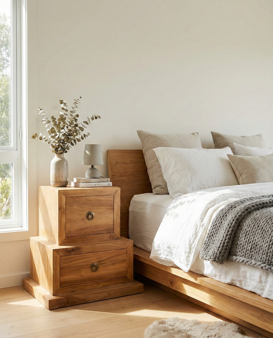 Mesilla colonial a medida teca AM19/63