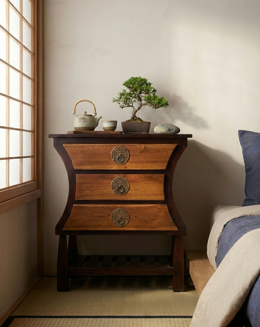 Mesilla asiática a medida Teca.AM-20170