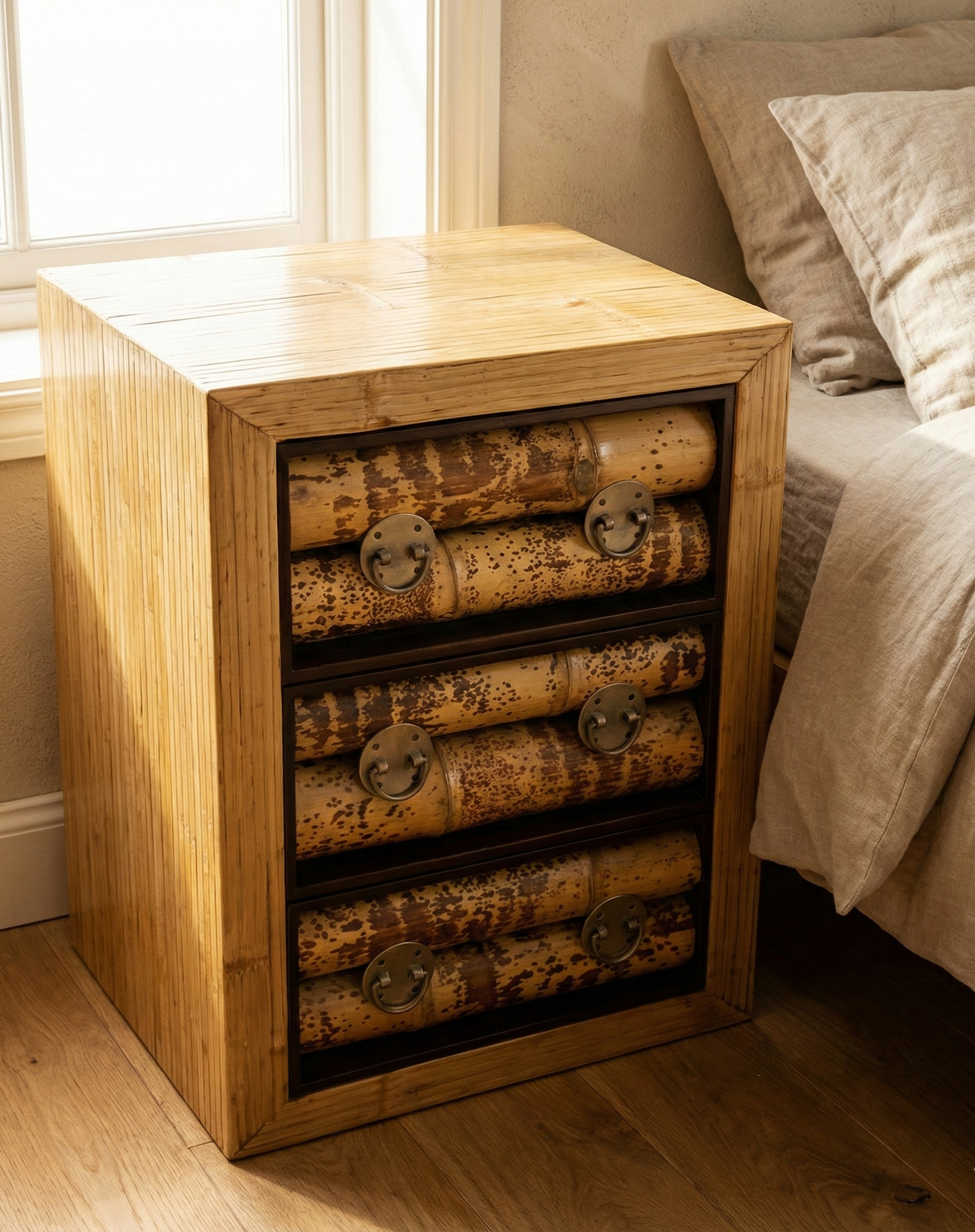 Mesilla asiática a medida bambú tigre AM08/63