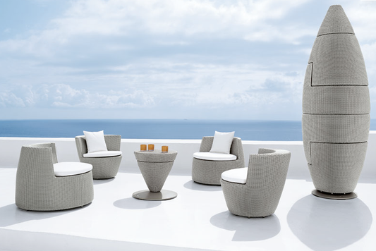 Muebles de jardín fibras sintéticas a medida