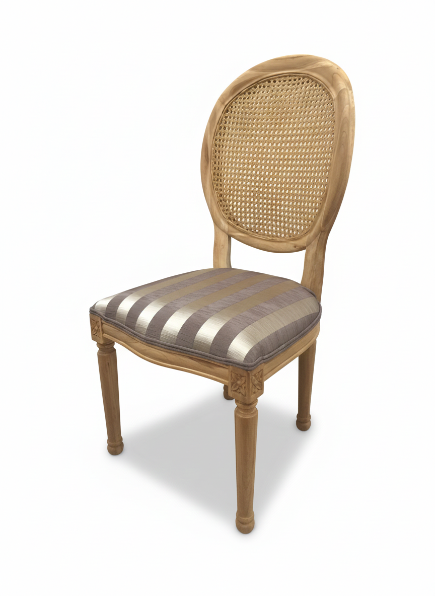 Silla Comedor isabelina teca 17/51