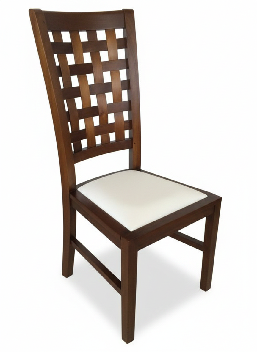 Silla Comedor colonial asiática teca 50/51