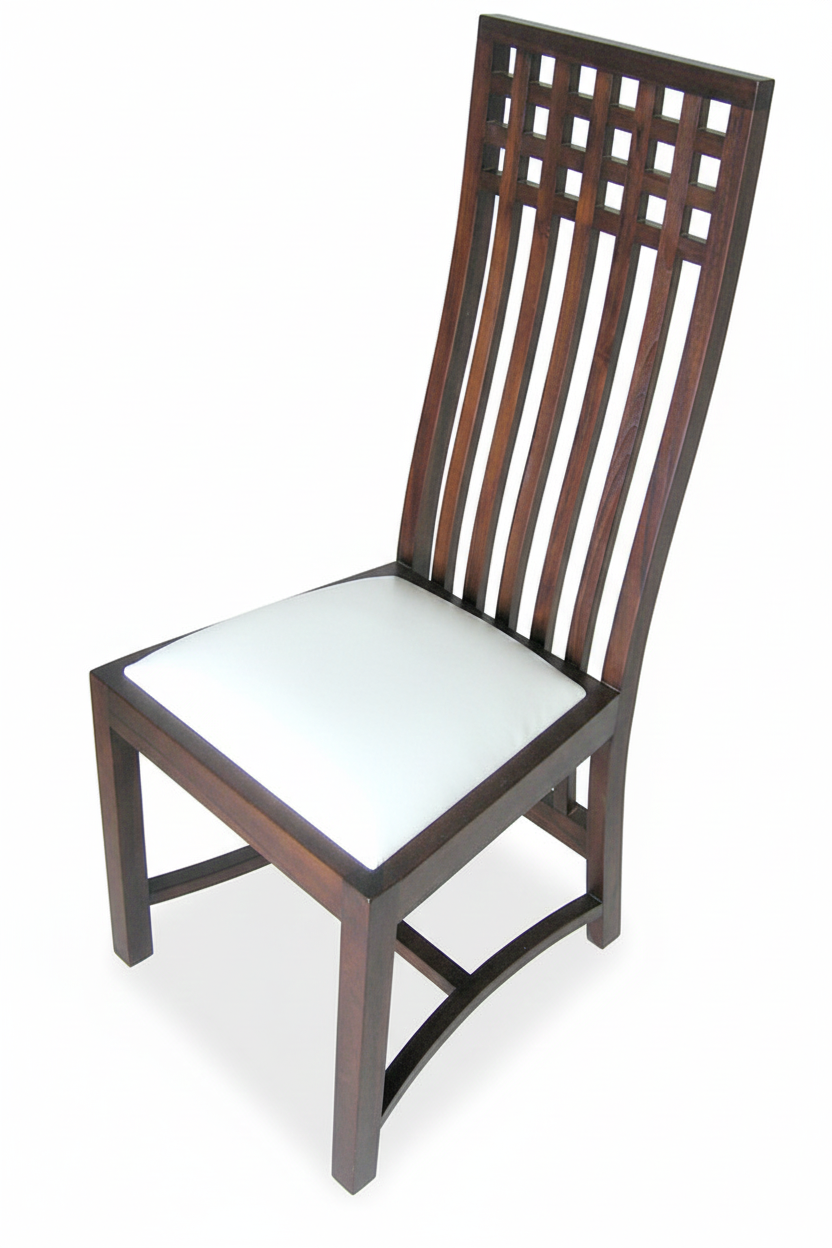 Silla Comedor colonial asiática teca 19/51