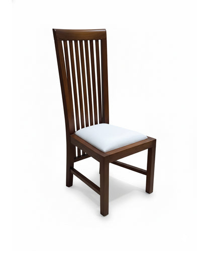 silla colonial en teca AM02125