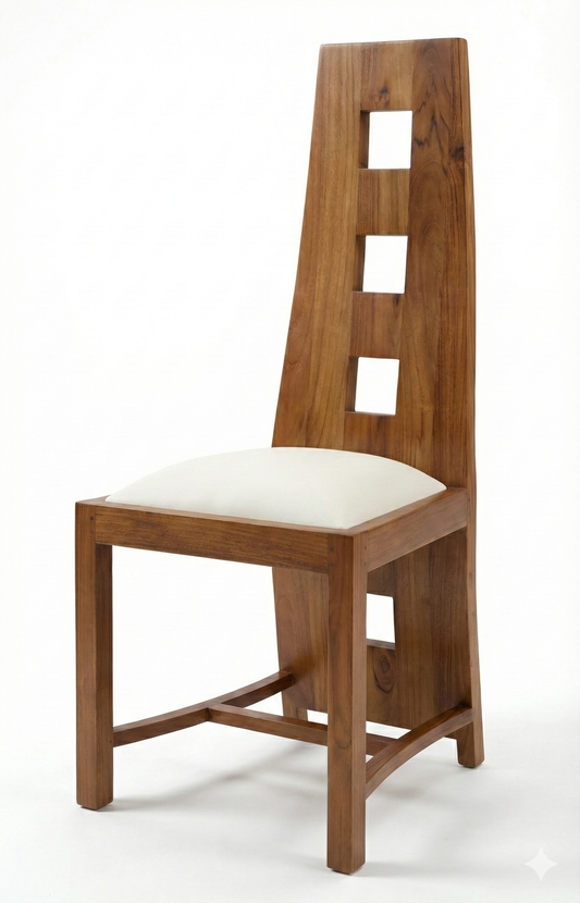 Silla Comedor colonial asiática teca 09/51