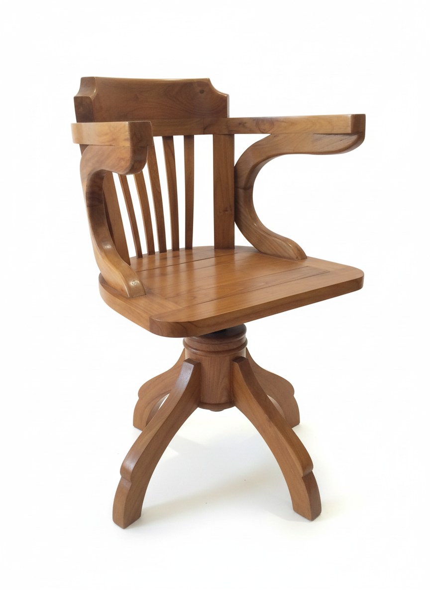 Silla Comedor  giratoria teca 20/51