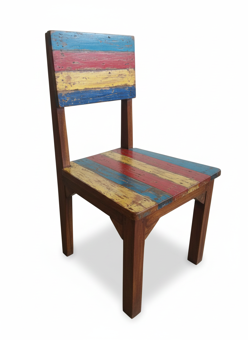 Silla Comedor teca reciclada 31/51