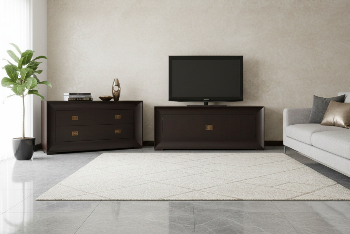 Mueble TV a medida colonial teca 07/59