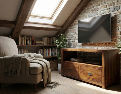 Mueble TV a medida colonial teca 25/59