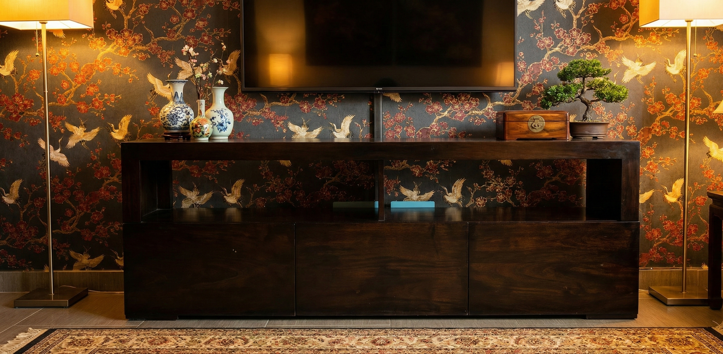 Mueble TV a medida colonial teca 25/59