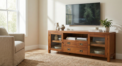 Mueble TV a medida colonial teca 11/59