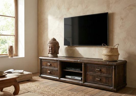 Mueble TV a medida asiático bambú AM52/59