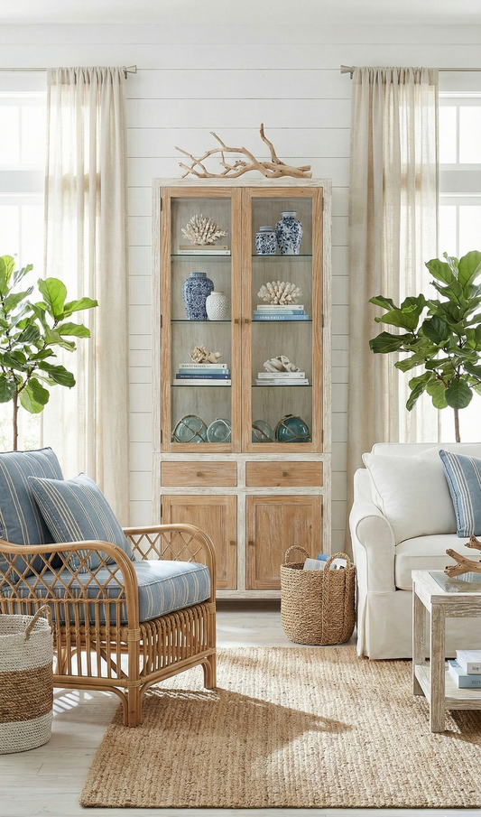 Vitrinas colonial a medida 	teca38/47