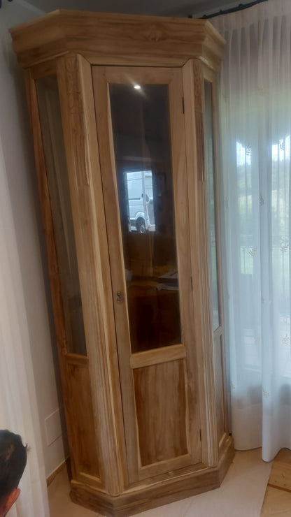 vitrina de rincón a medida AM20251206