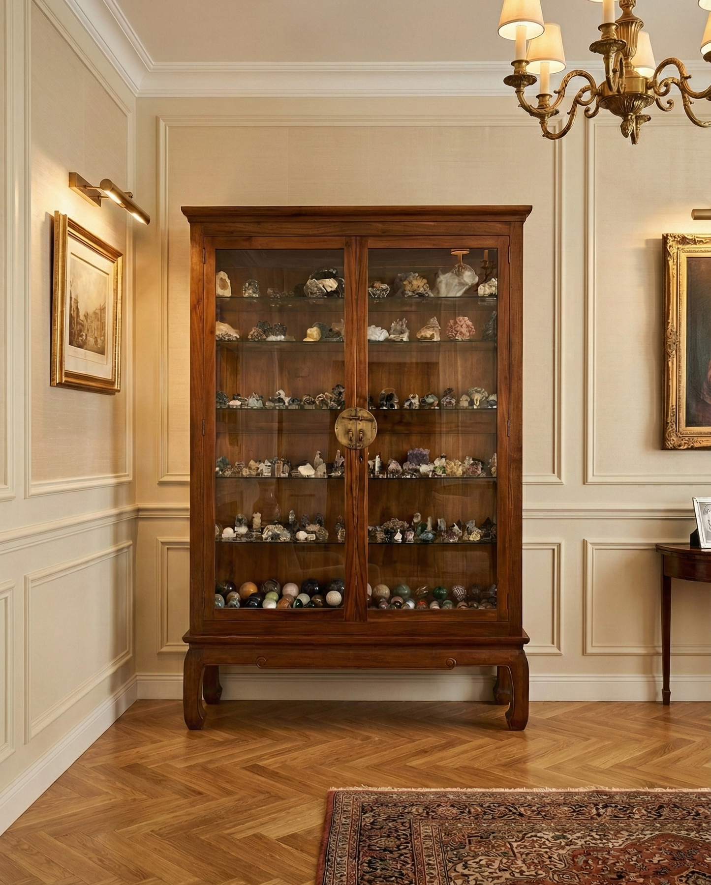 Vitrina Opium a medida en madera de teca AM-21571