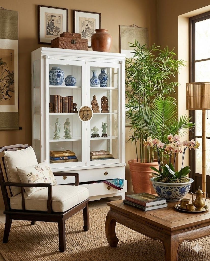 Vitrina Opium a medida colonial asiatica  AM29/1125