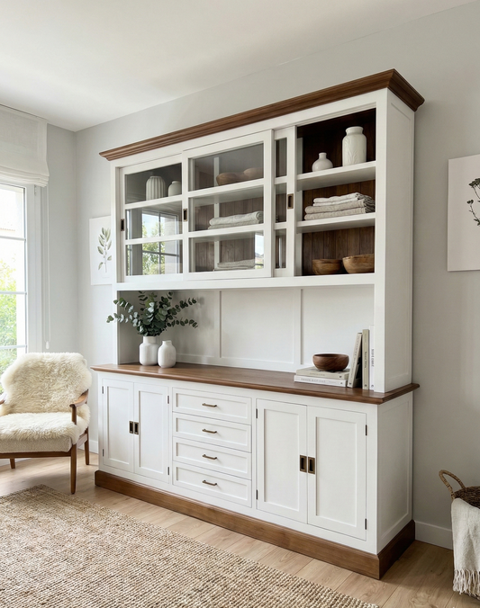 Vitrina colonial  a medida teca AM2103311429