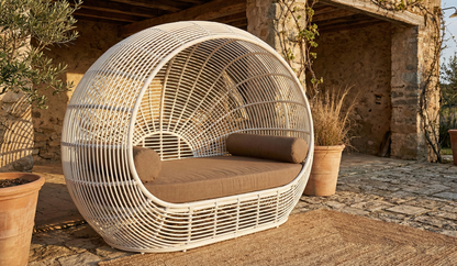 Muebles de jardín fibras naturales a medida
