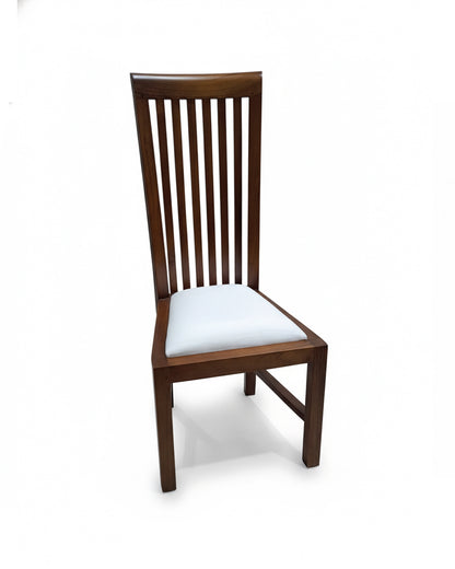 silla colonial en teca AM02125