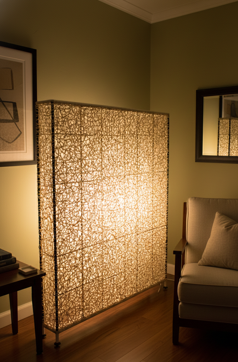 Biombo a medida ratan iluminado AM8/45