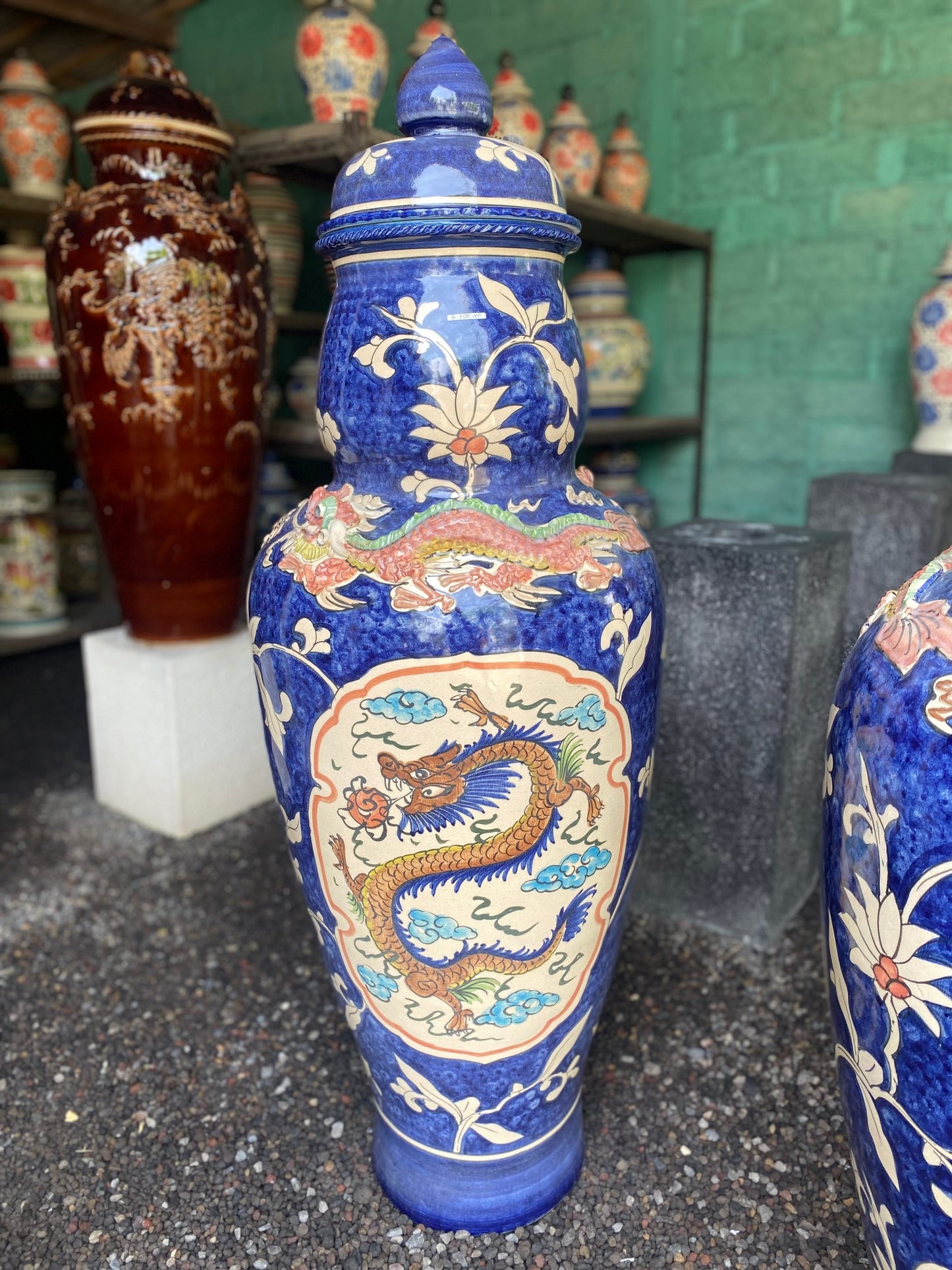 Jarrones Laca Vietnam y chinos