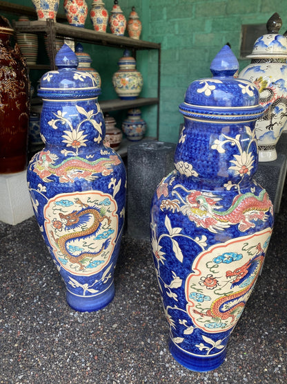Jarrones Laca Vietnam y chinos