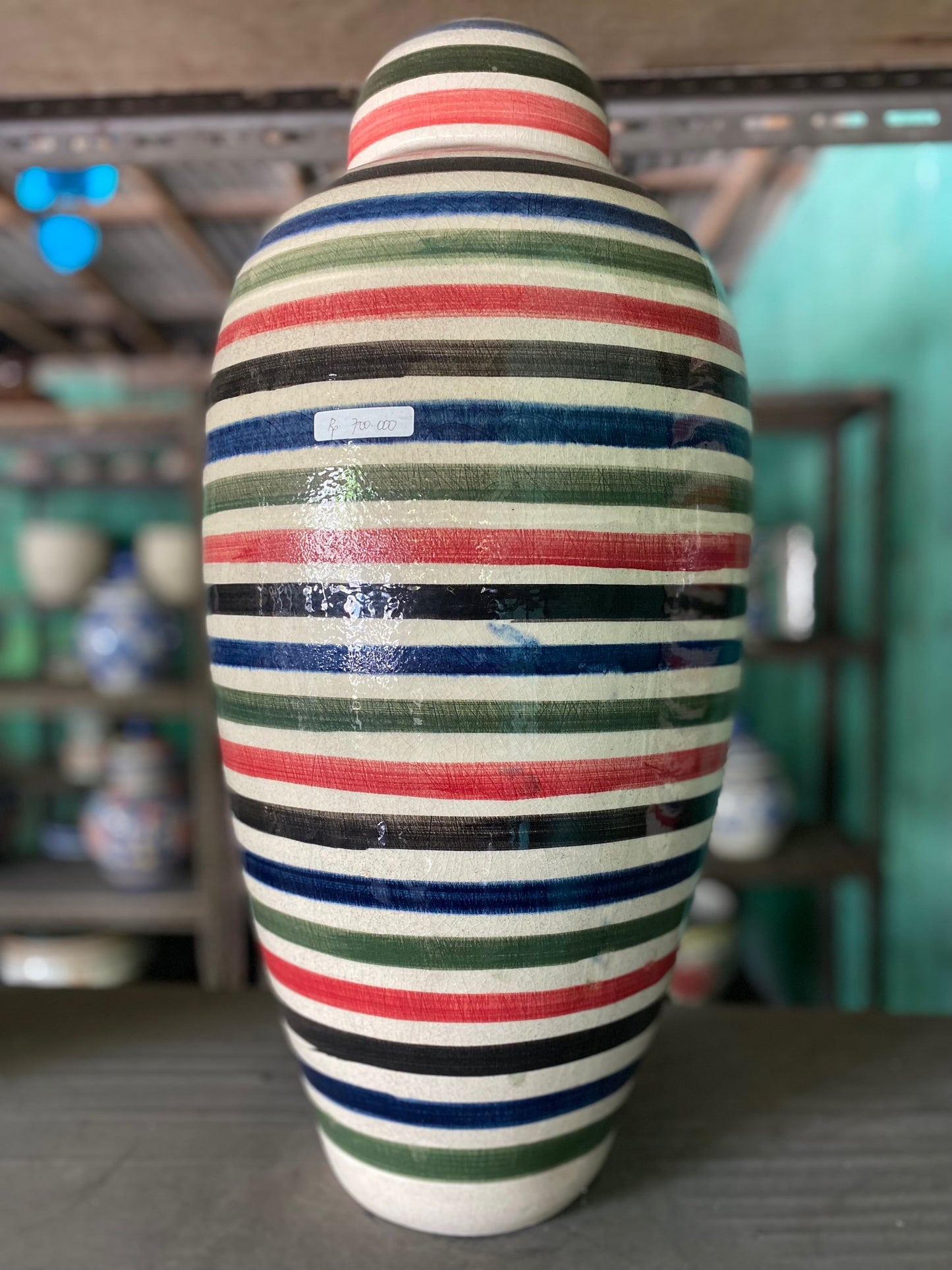 Jarrones Laca Vietnam y chinos