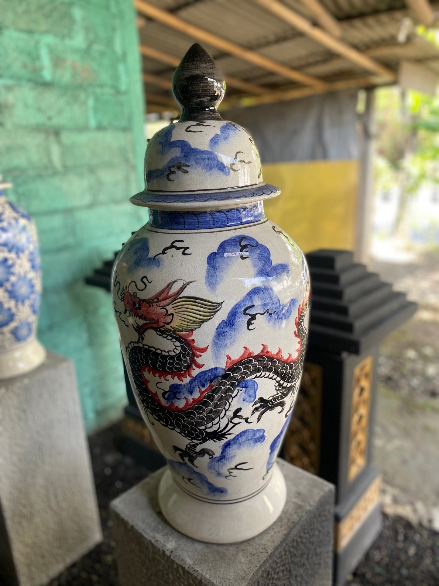 Jarrones Laca Vietnam y chinos