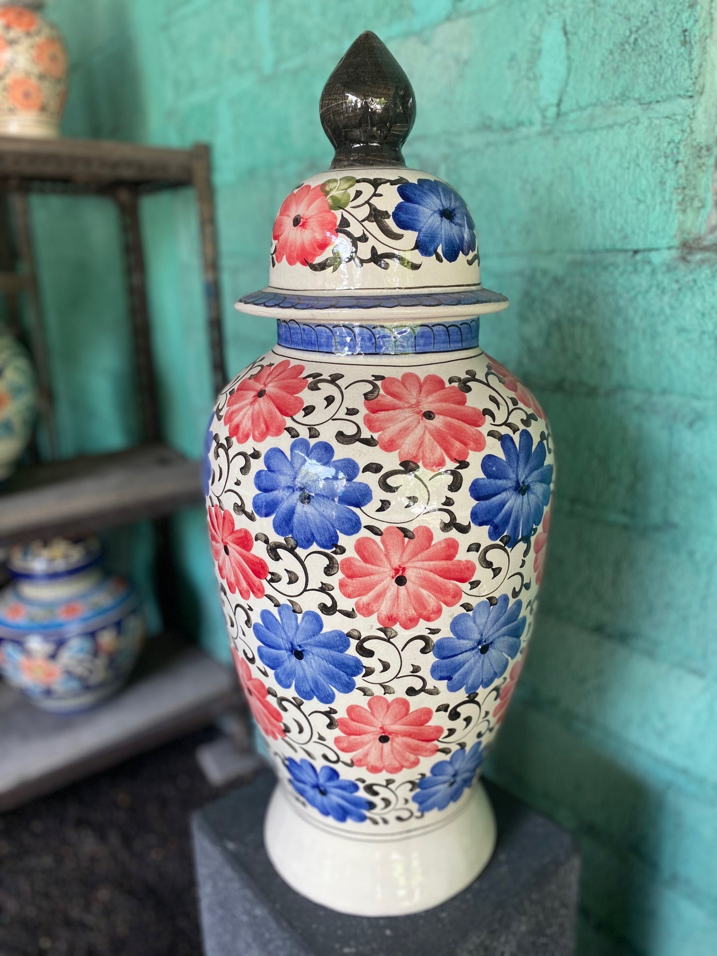 Jarrones Laca Vietnam y chinos