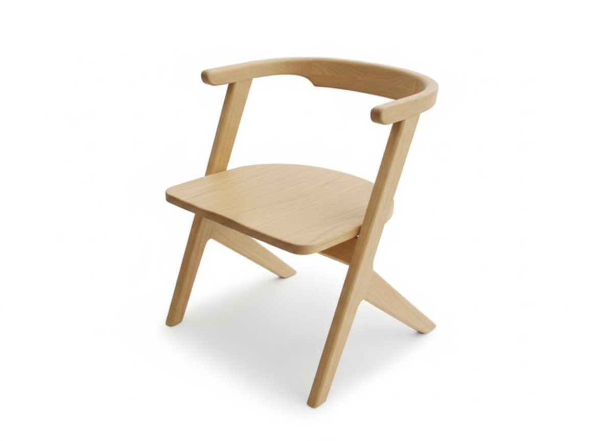 Silla de comedor en madera de teca - AM-13668