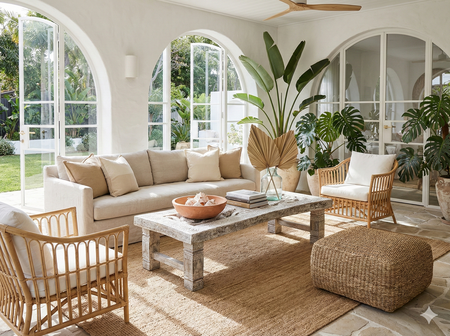 Mesas de centro colonial asiática a medida Timor 73/85