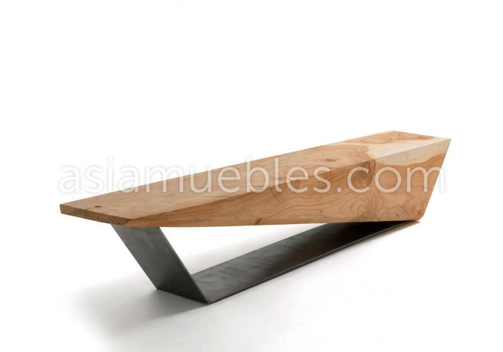 Mueble TV en madera de Suar artesanal AM-14661