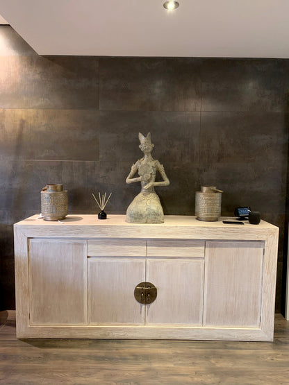 Aparador a medida en madera de teca estilo oriental AM202109281417