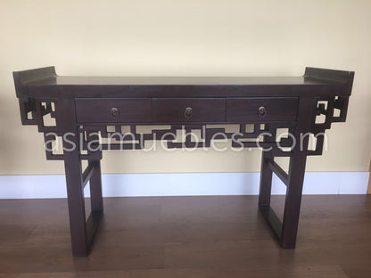Consola colonial asiática estilo chino - AM-20424