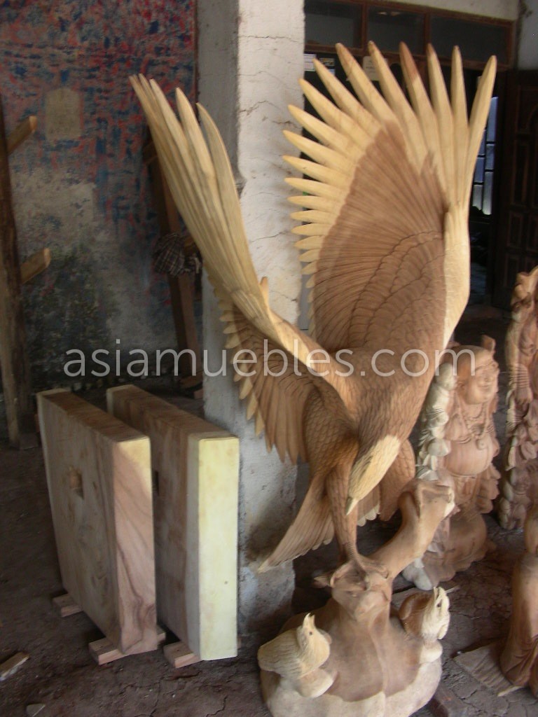y figuras de madera – Asia Muebles