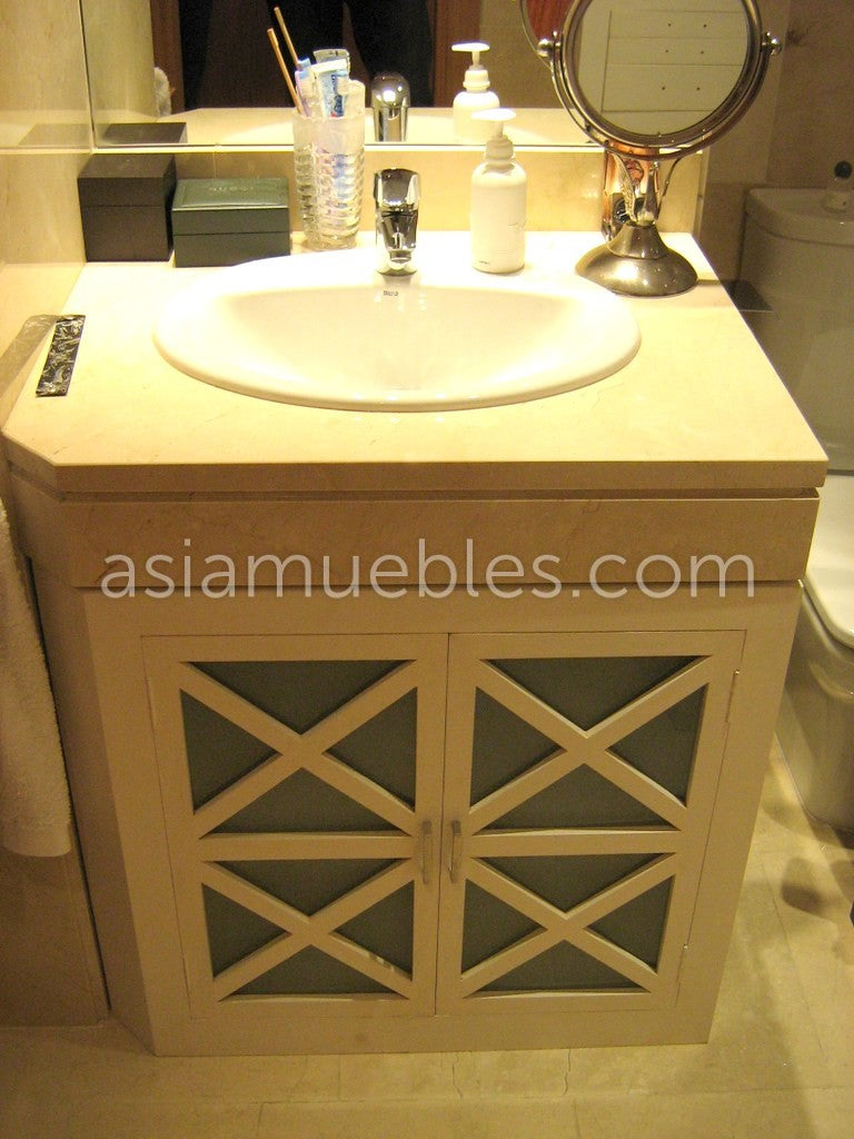 Mueble de Baño estilos colonial-asiático fabricado artesanalmente en teca13/26