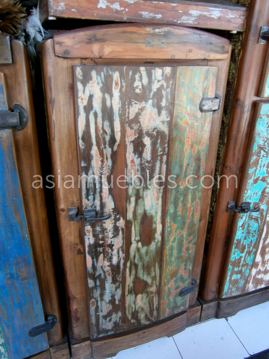 Barra de bar estilo colonial a medida en madera de teca AM202107151157 –  Asia Muebles