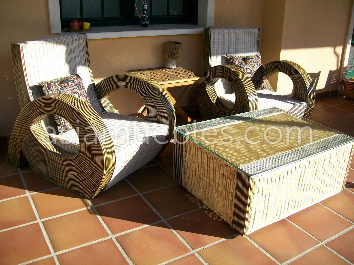 Muebles de jardín fibras naturales