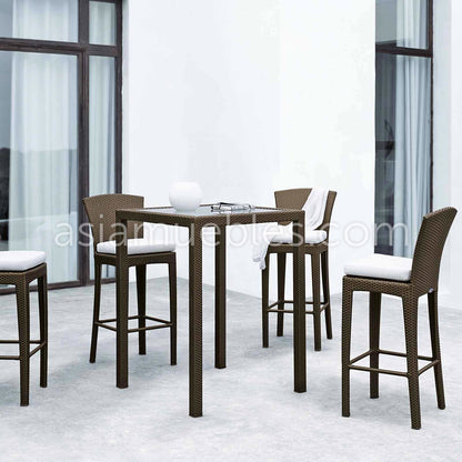 Muebles de fibras sintéticas para jardín